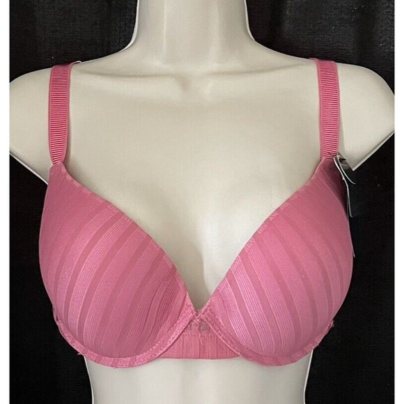 Rachel Rachel Roy 38D Push Up Underwire Padded Curvy Collection Luxe Pink - Picture 1 of 9